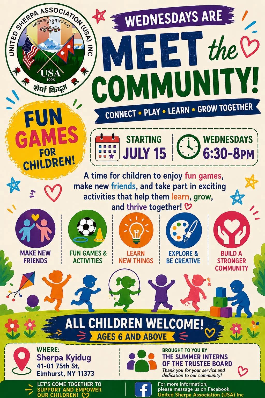 Meet the Community – Weekly Summer Program Hosted by Our Interns